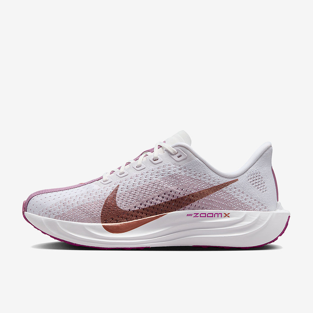 Nike Womens Pegasus Plus - White/Mtlc Red Bronze