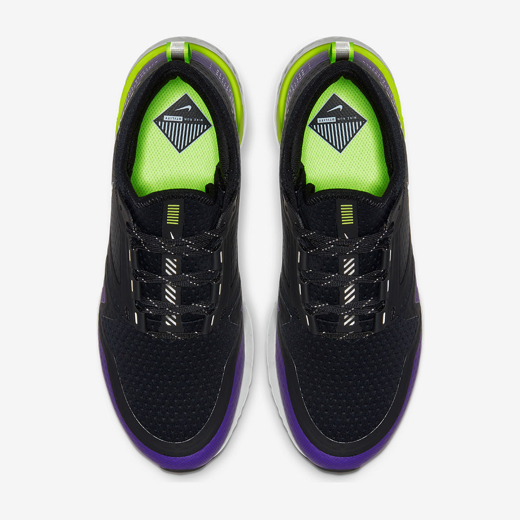 Nike Womens Odyssey React 2 Shield - Black/Metallic Silver