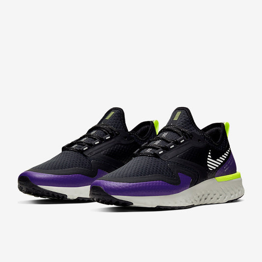 Nike Womens Odyssey React 2 Shield - Black/Metallic Silver
