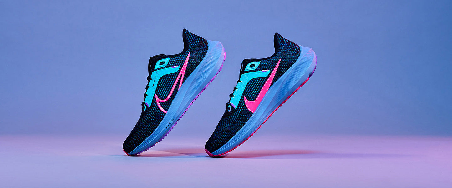Nike Womens Pegasus 40 SE - Black/Hyper Pink-Green Abyss