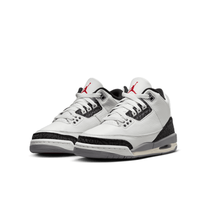 Big Kids' Air Jordan 3 Retro "Cement Grey"
