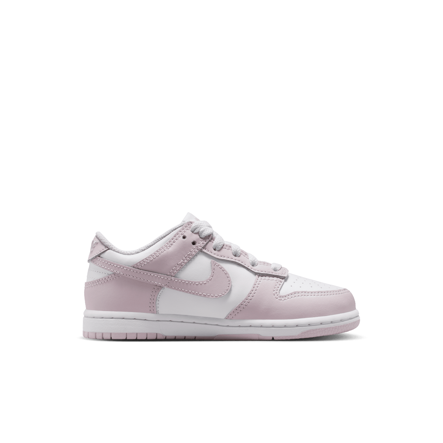 Little Kids' Nike Dunk Low "White Light Violet"