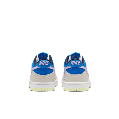 Big Kids' Nike Dunk Low "Khaki Blue Pink"
