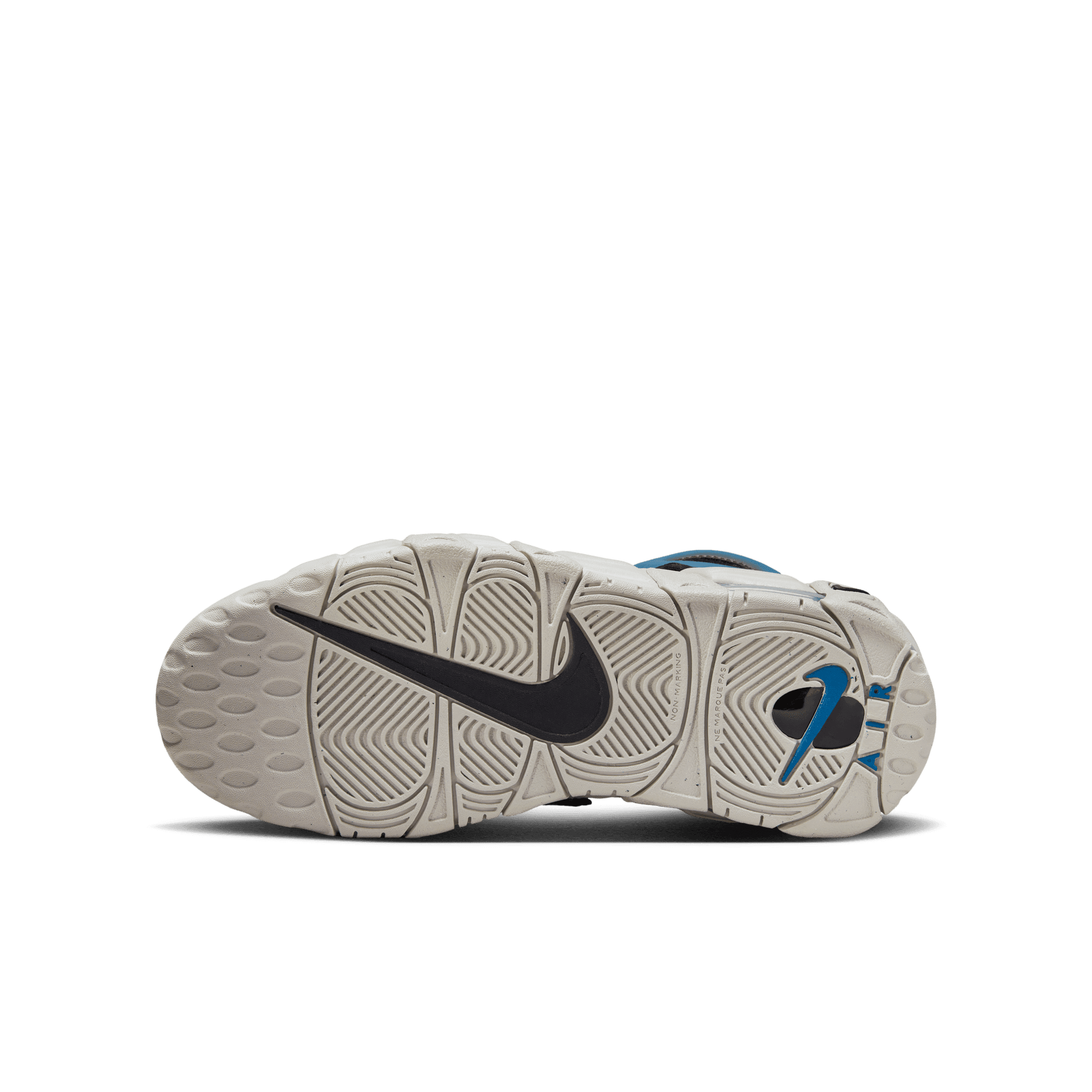 Big Kids' Nike Air More Uptempo "Industrial Blue-Iron Grey"