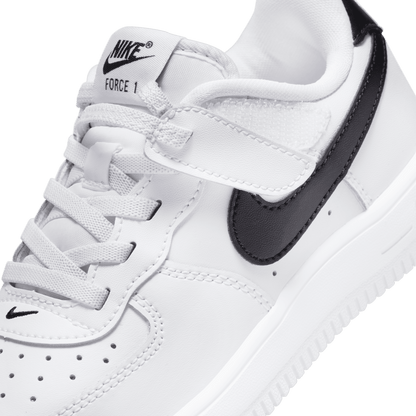 Little Kids' Nike Force 1 Low EasyOn "White Black"