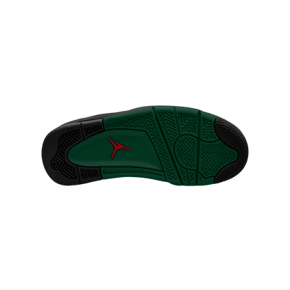 Big Kids' Air Jordan 4RM "Black Gorge Green Varsity Red"