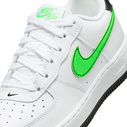 Big Kids' Nike Air Force 1 "White Green Strike"