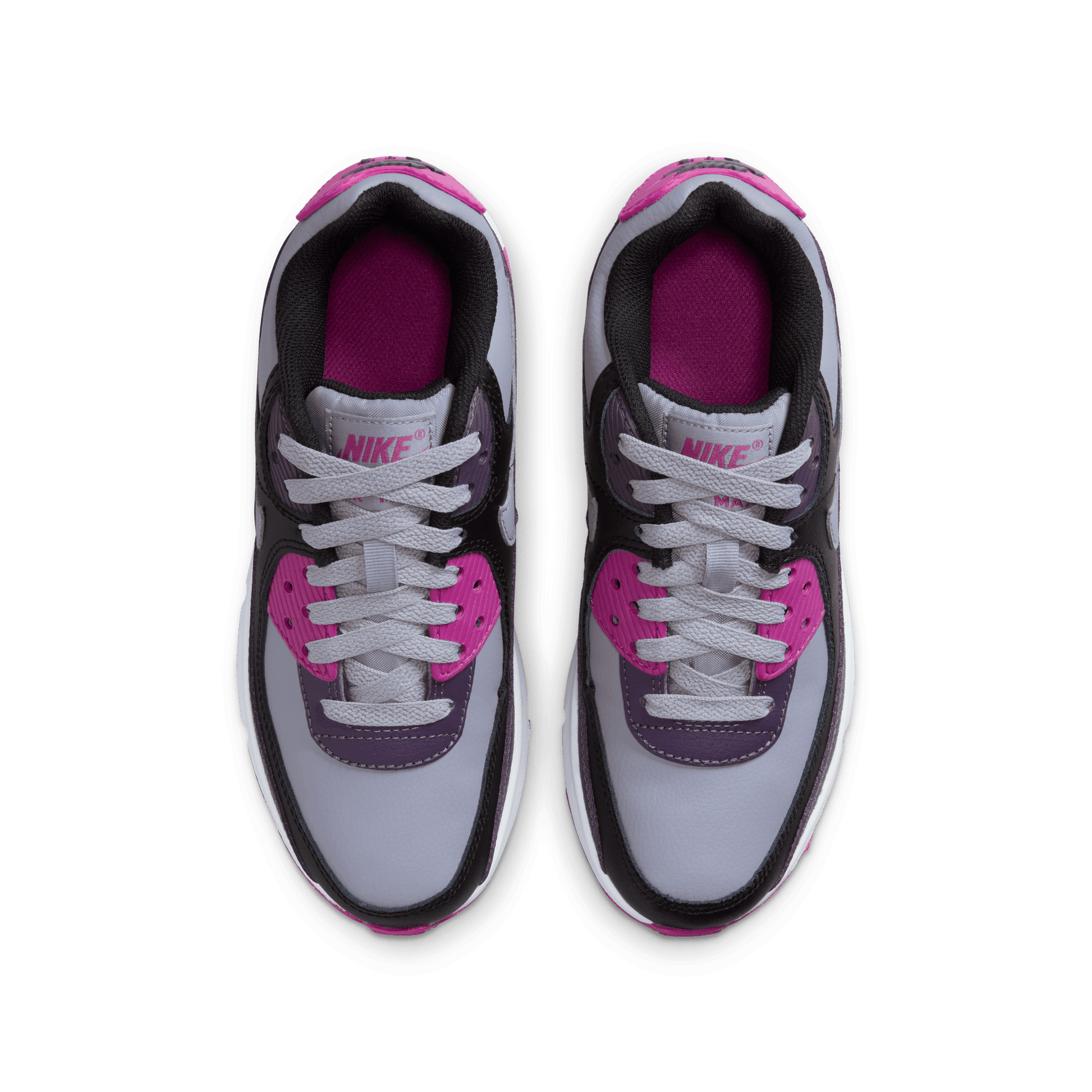 Big Kids' Nike Air Max 90 "Cement Grey Dark Raisin"