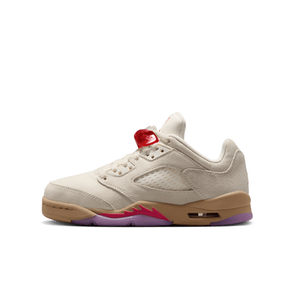 Big Kids' Air Jordan 5 Retro Low “Peanut Butter Jelly”