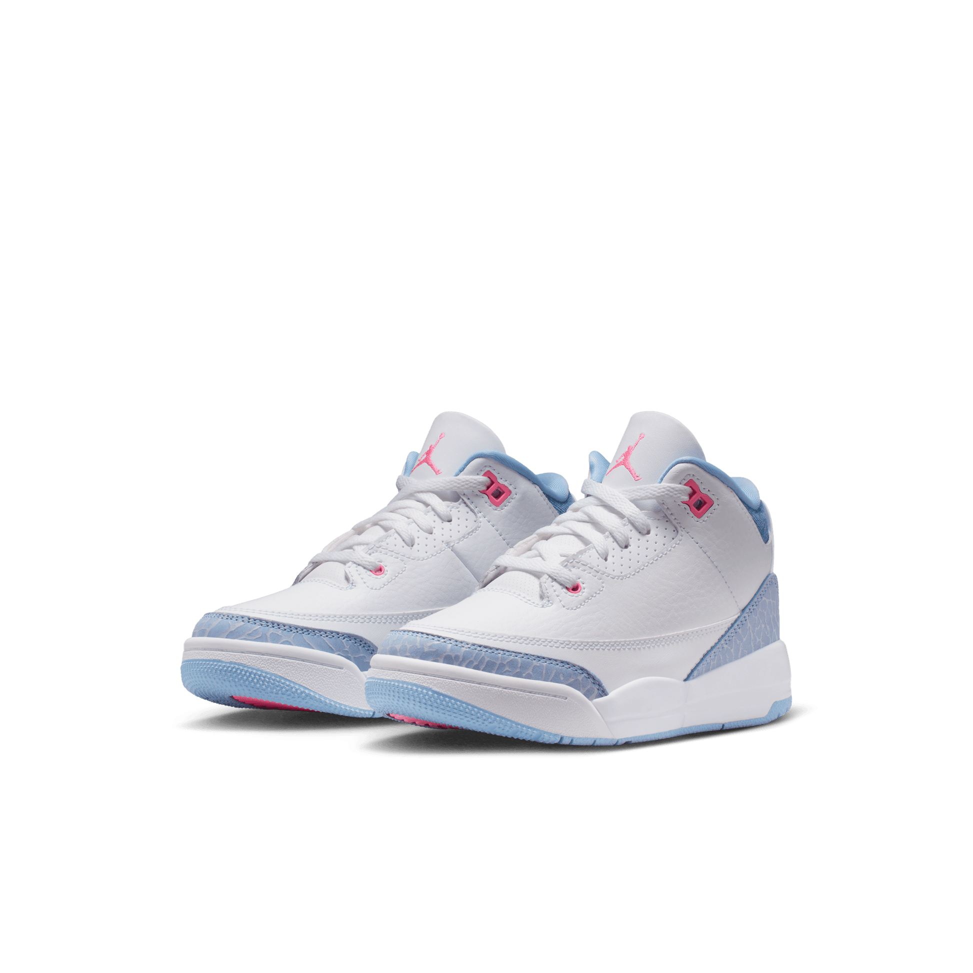 Little Kids' Jordan 3 Retro Shoes (PS) "White Cobalt Bliss"