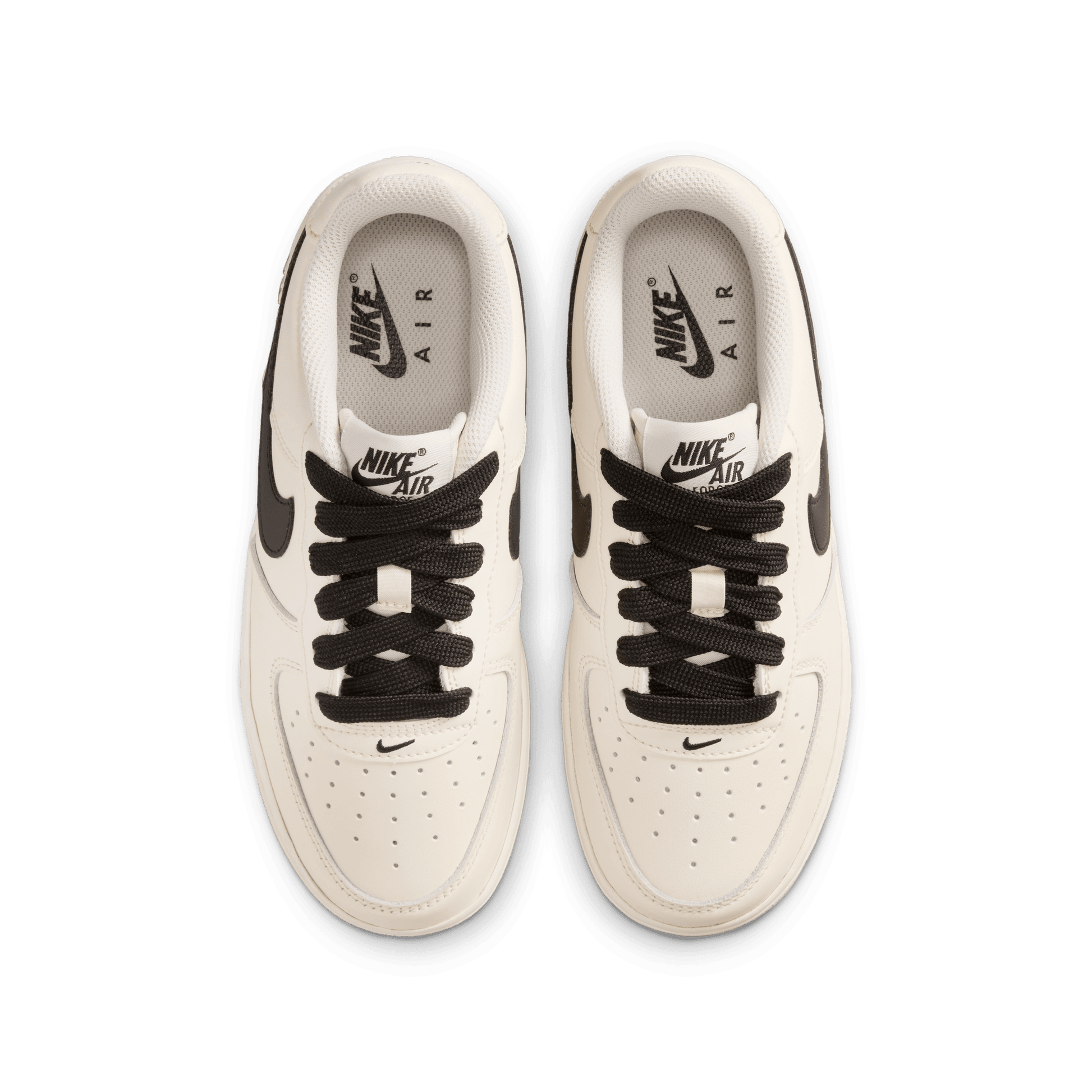 Big Kids' Nike Air Force 1 LV8 "Soft Pearl Black Gum"