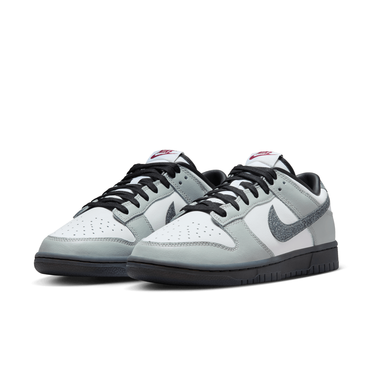 Women's Nike Dunk Low LX "Glitter Swoosh Smoke Grey"