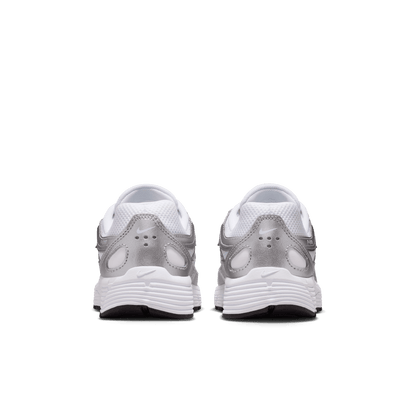Big Kids' Nike P-6000 "White & Metallic Silver"