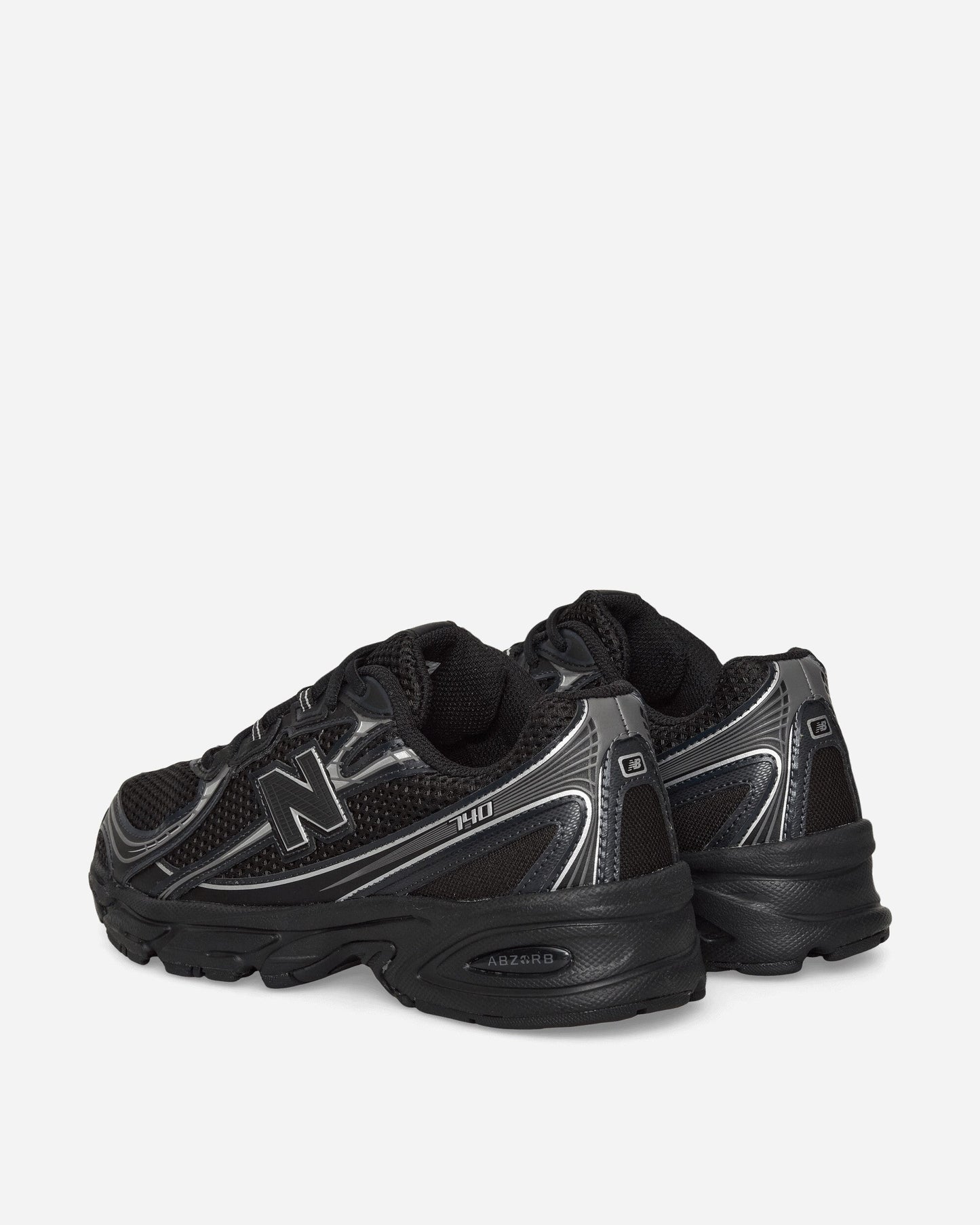 740 Sneakers Black / Silver Metallic