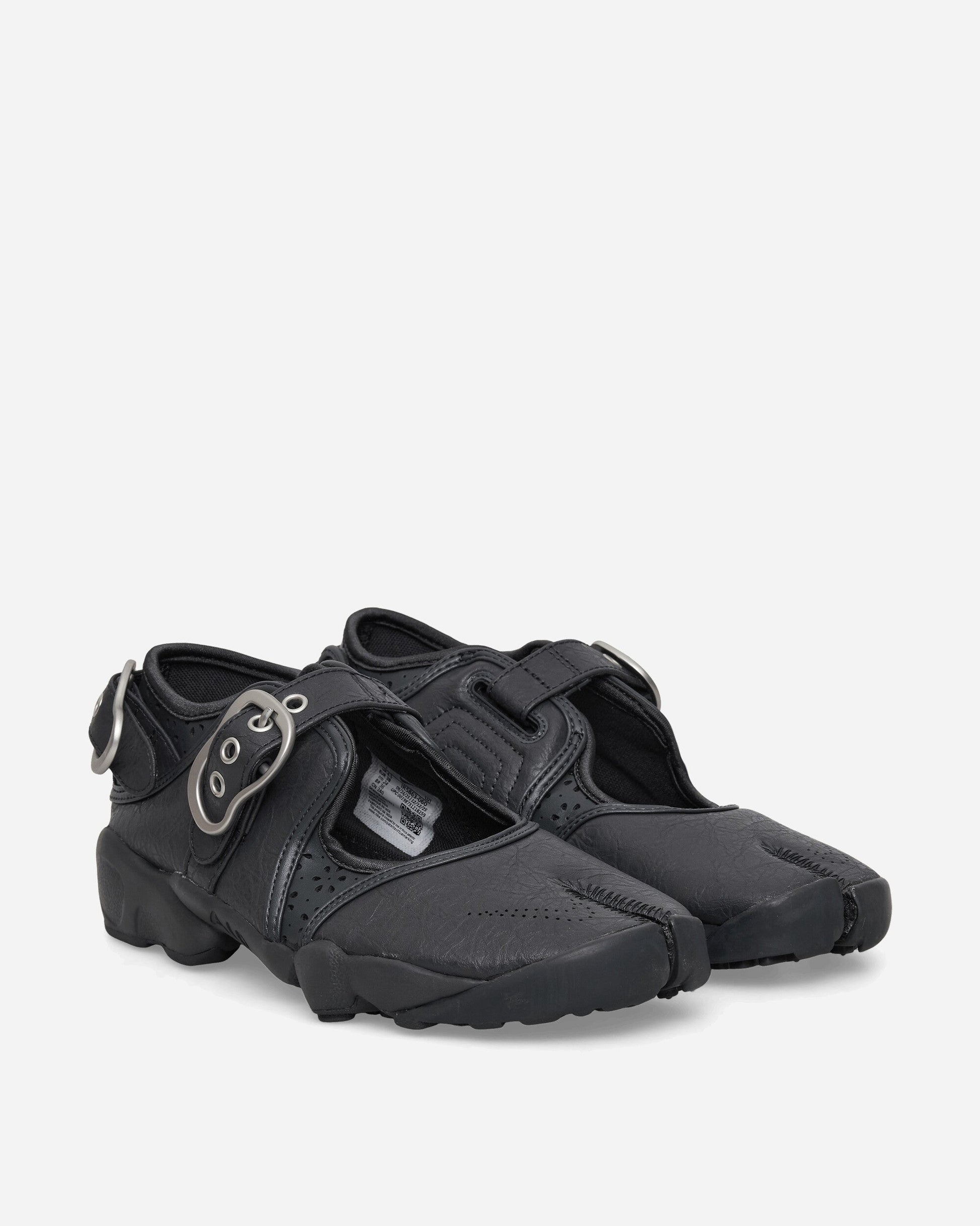Women's Air Rift Leather Sandals Black