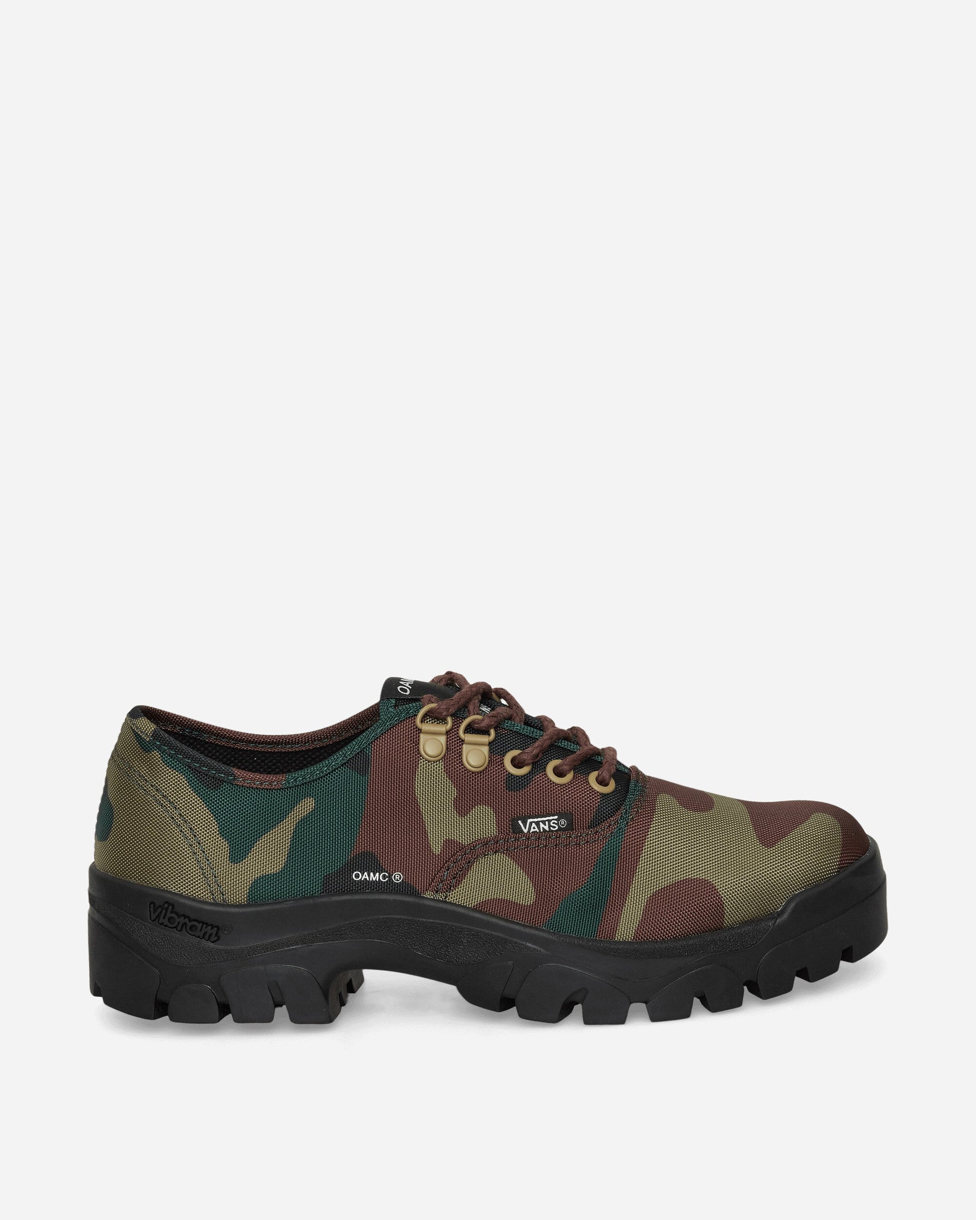 OAMC Authentic Oxford Sneakers Woodland Camo Green