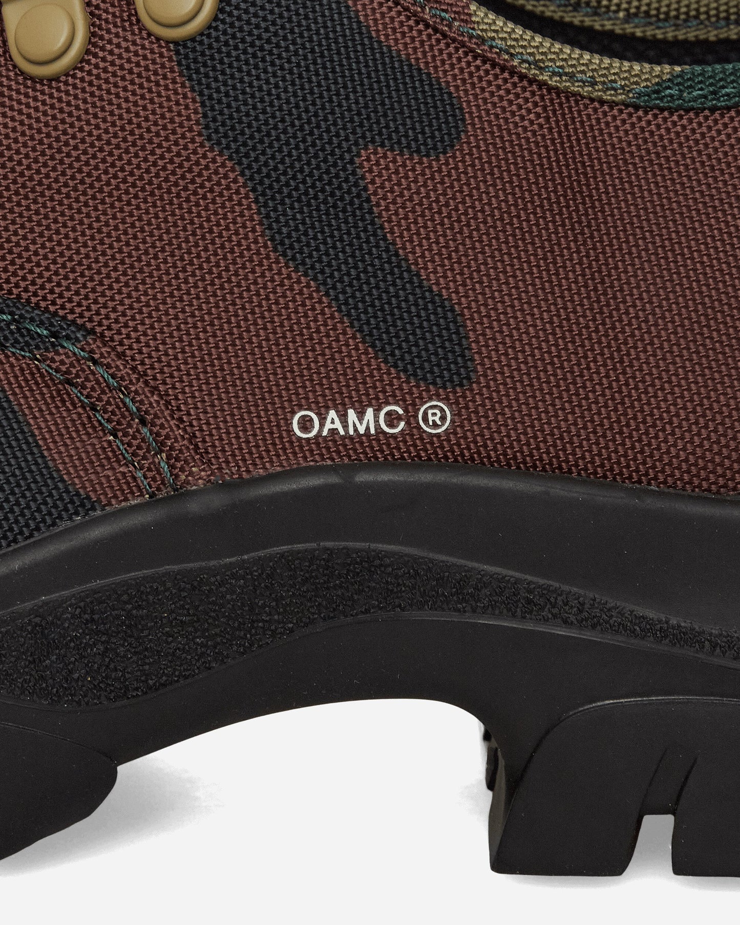 OAMC Authentic Oxford Sneakers Woodland Camo Green