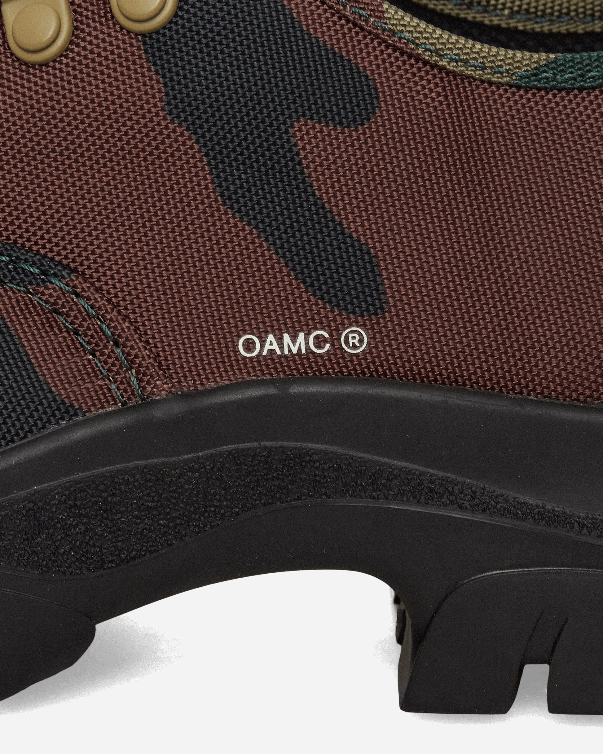 OAMC Authentic Oxford Sneakers Woodland Camo Green