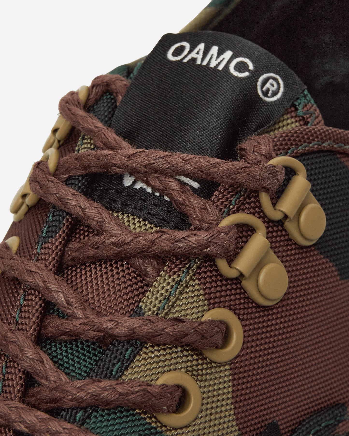 OAMC Authentic Oxford Sneakers Woodland Camo Green