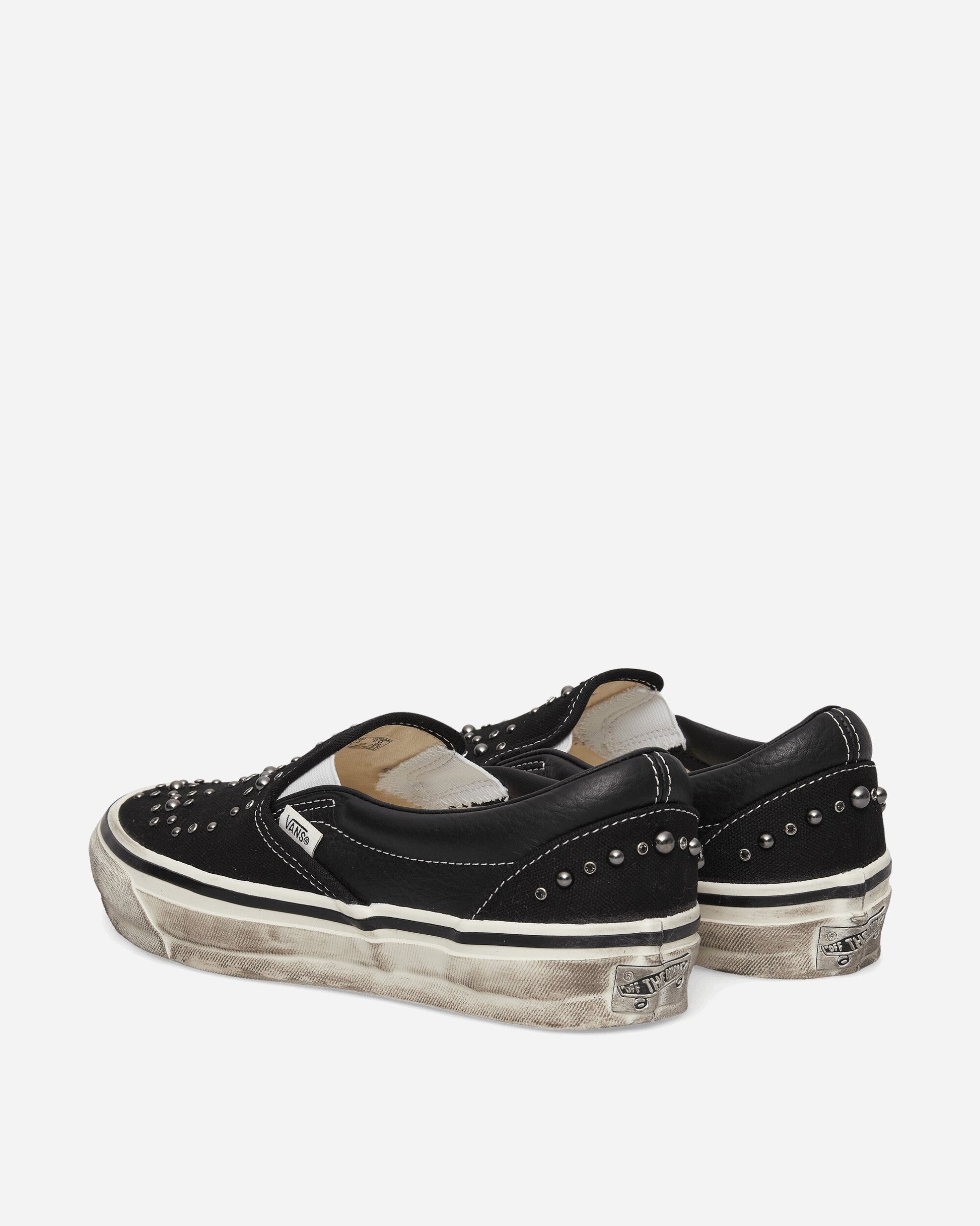 Premium Classic Slip-On Pearlized Sneakers Black