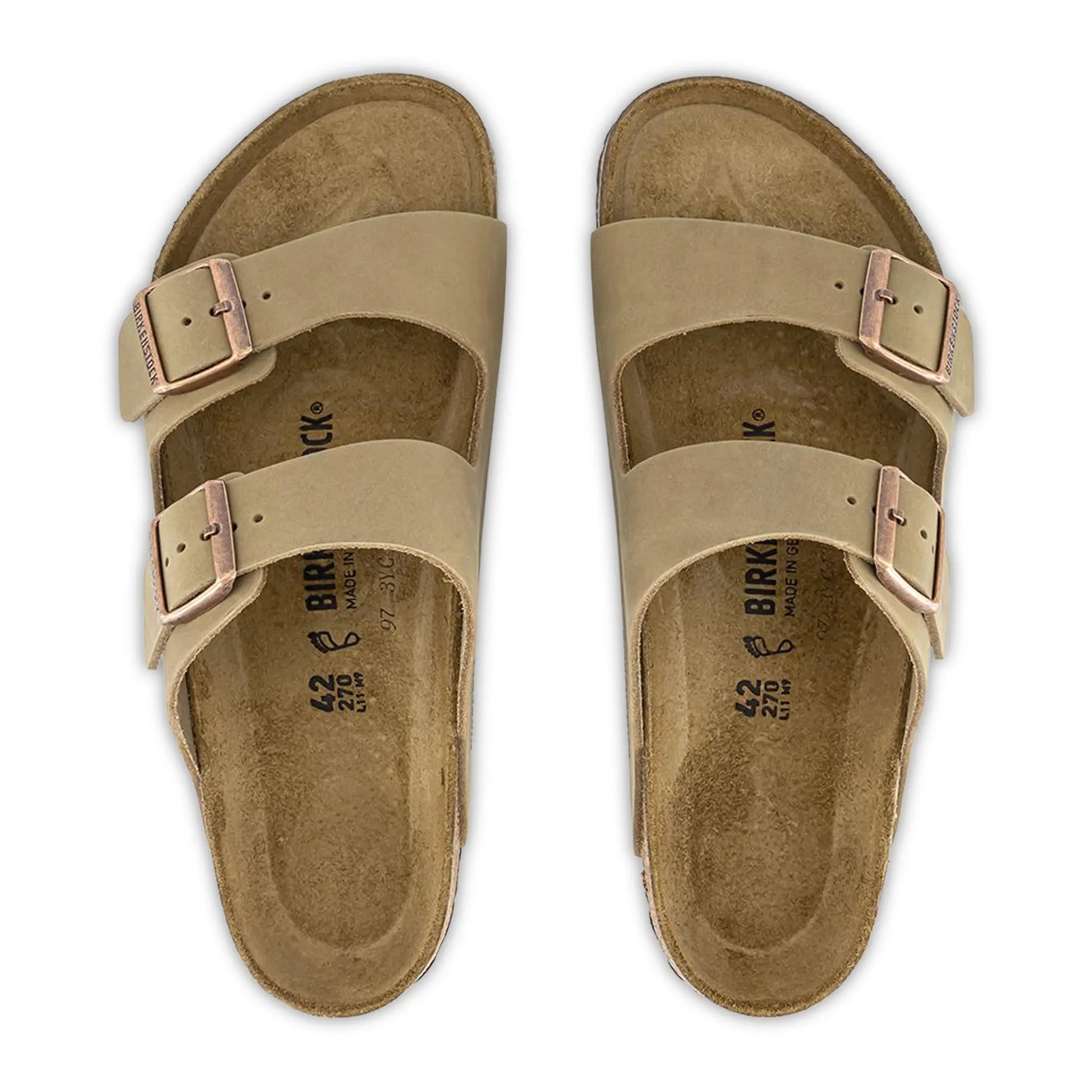 Birkenstock Arizona Sandals Oiled Tobacco