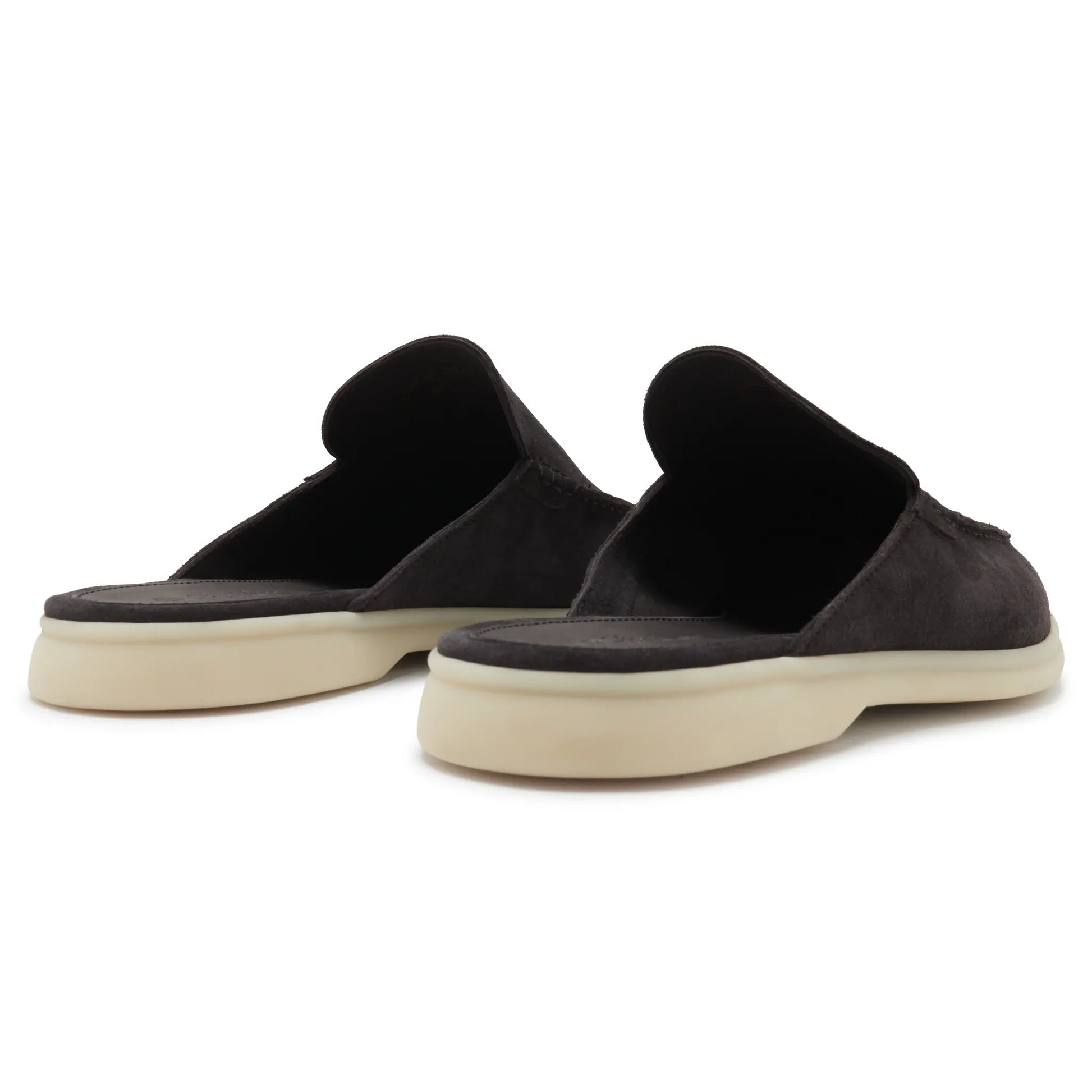 Loro Piana Babouche Walk Suede Ink Loafers